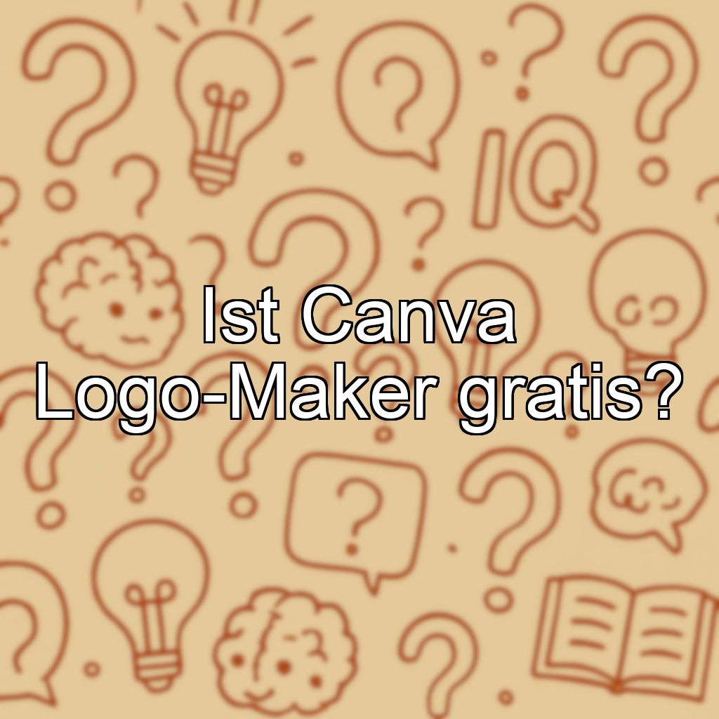 Ist Canva Logo-Maker gratis?