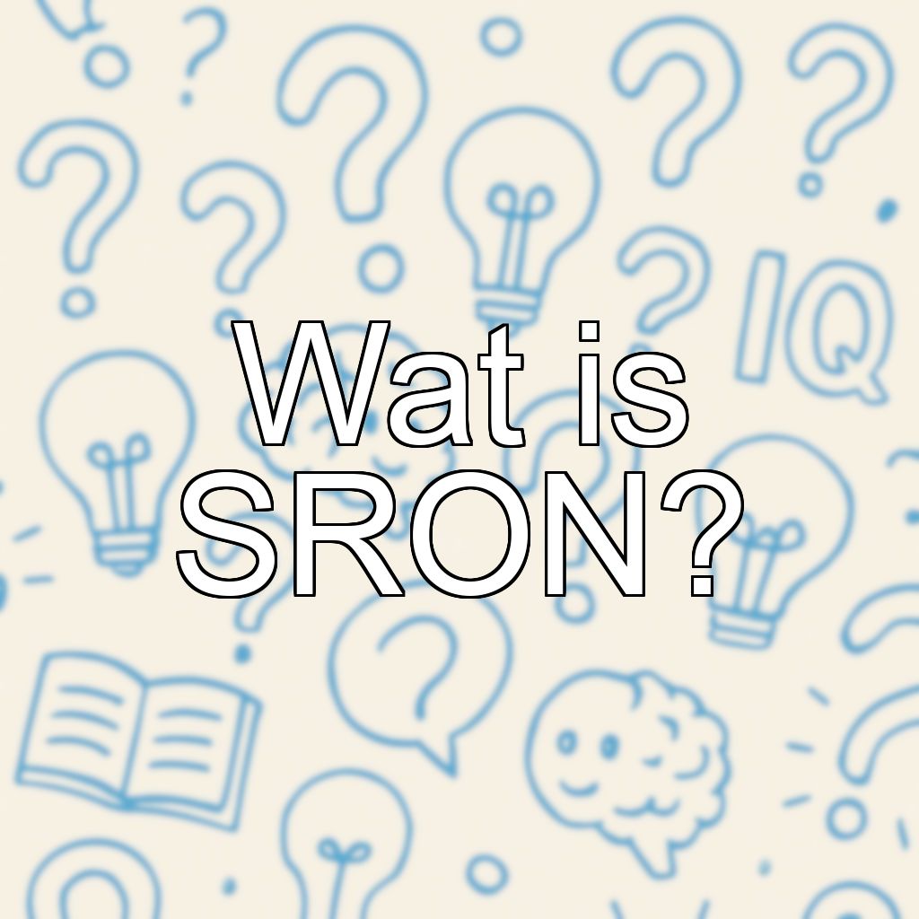 Wat is SRON?