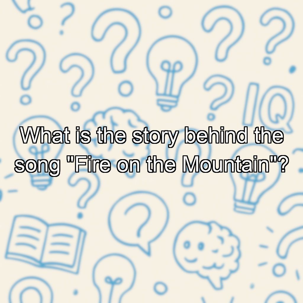 What is the story behind the song 