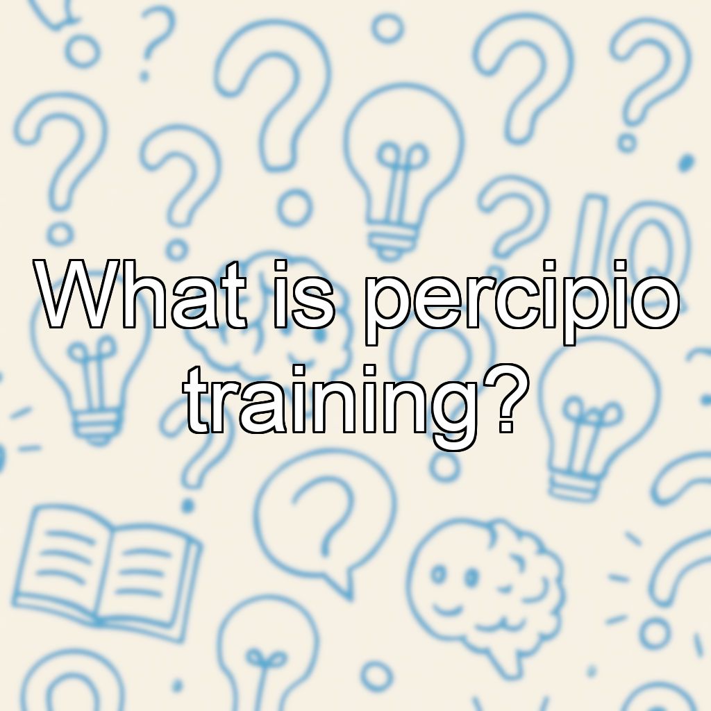 What is percipio training?