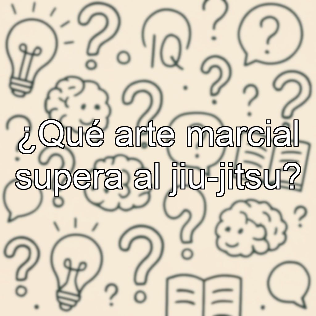 ¿Qué arte marcial supera al jiu-jitsu?