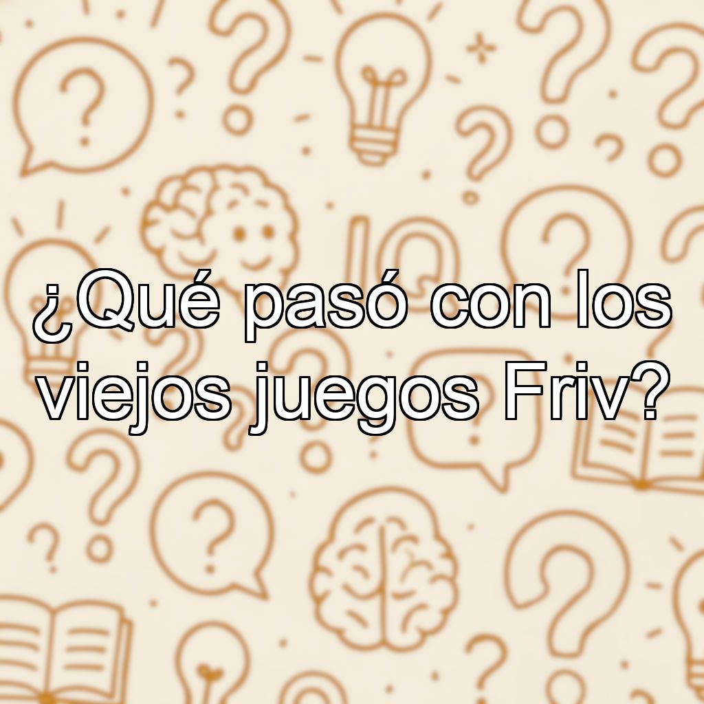 ¿Qué pasó con los viejos juegos Friv?