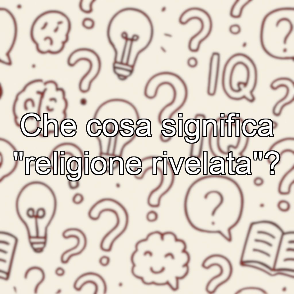 Che cosa significa 