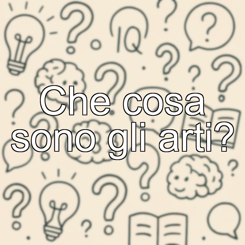 Che cosa sono gli arti?