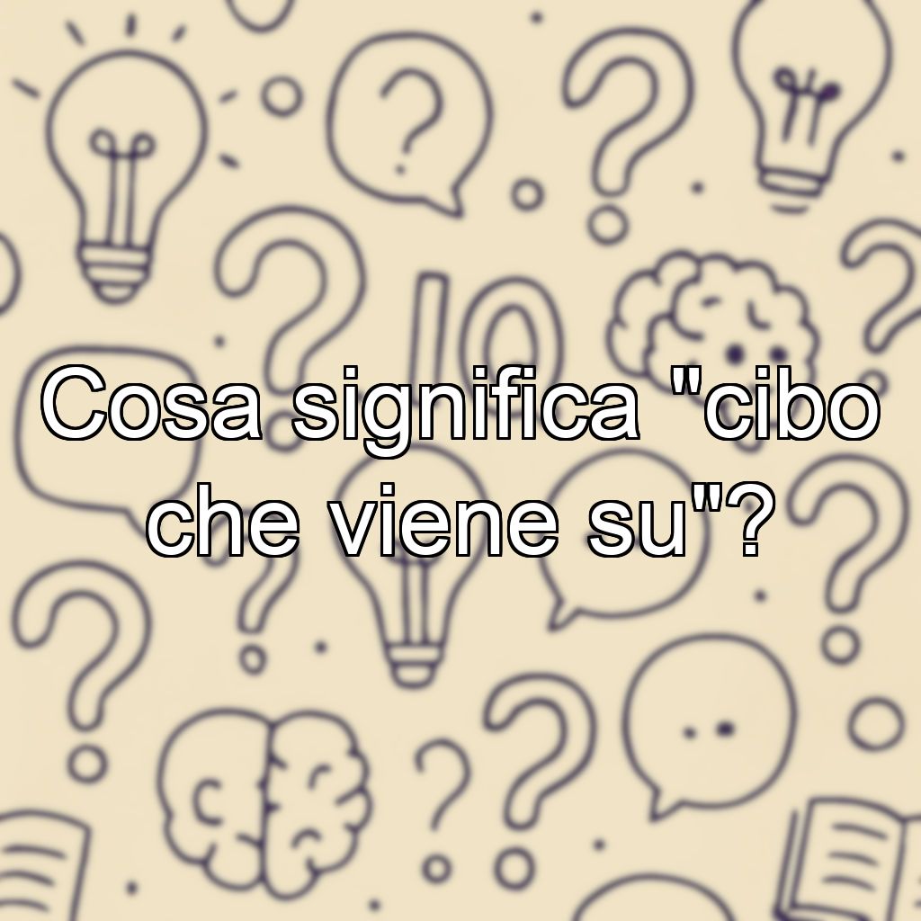 Cosa significa 