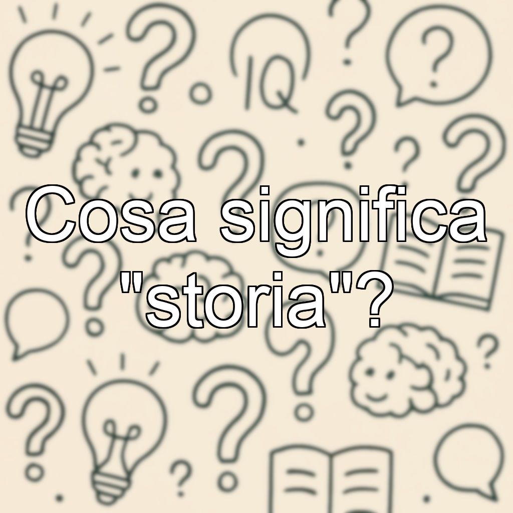 Cosa significa 