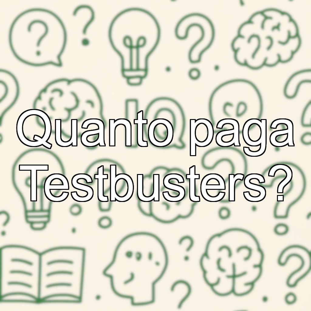 Quanto paga Testbusters?