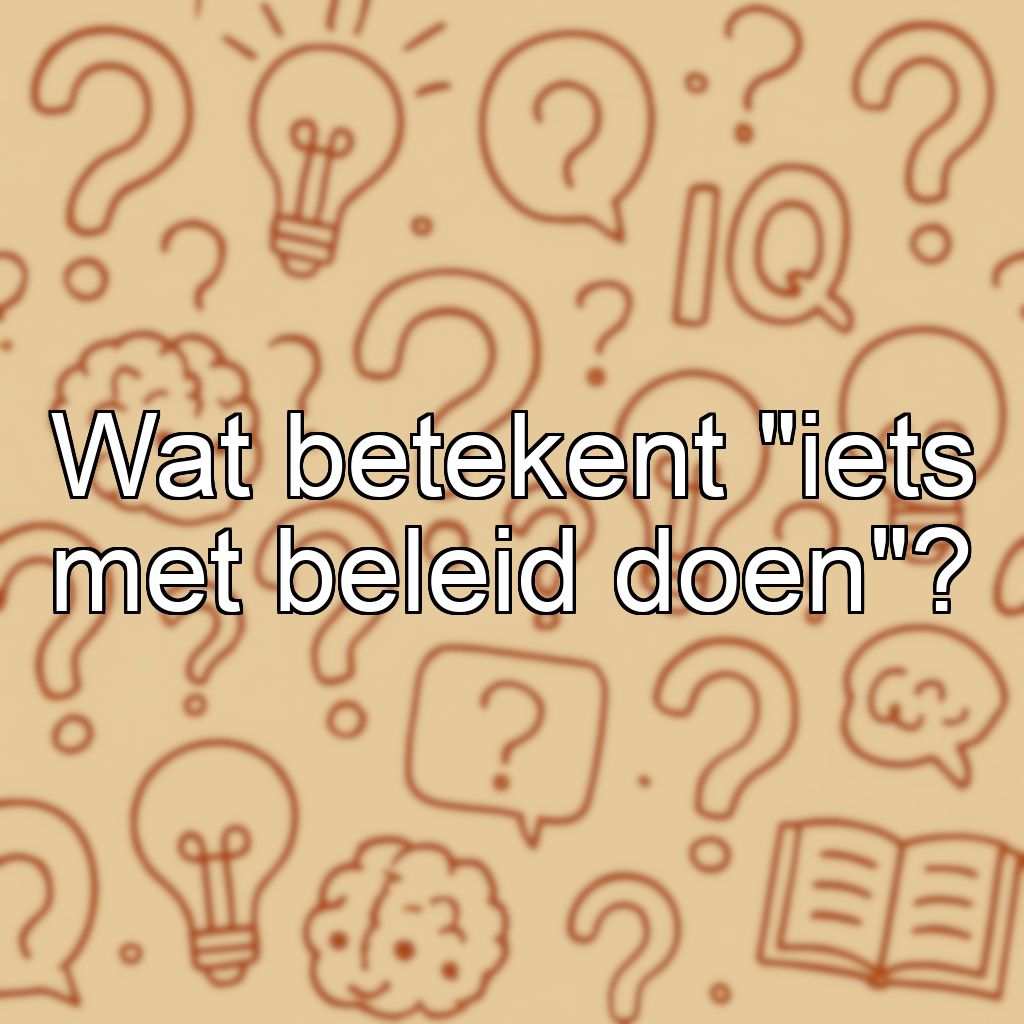 Wat betekent 