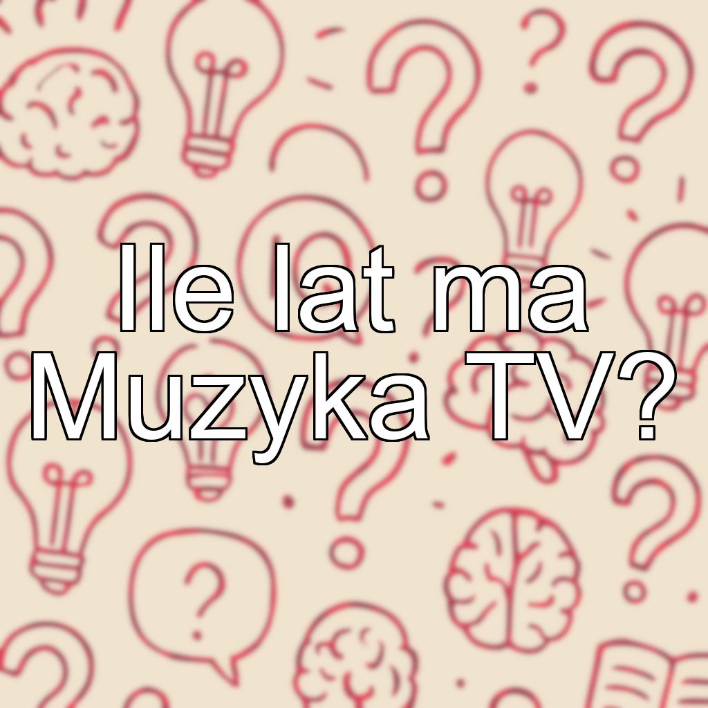 Ile lat ma Muzyka TV?