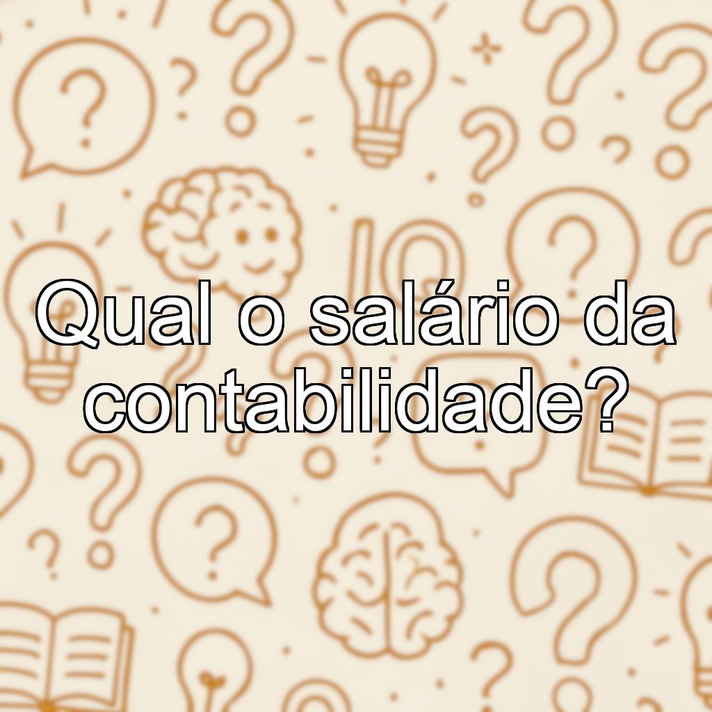 Qual o salário da contabilidade?