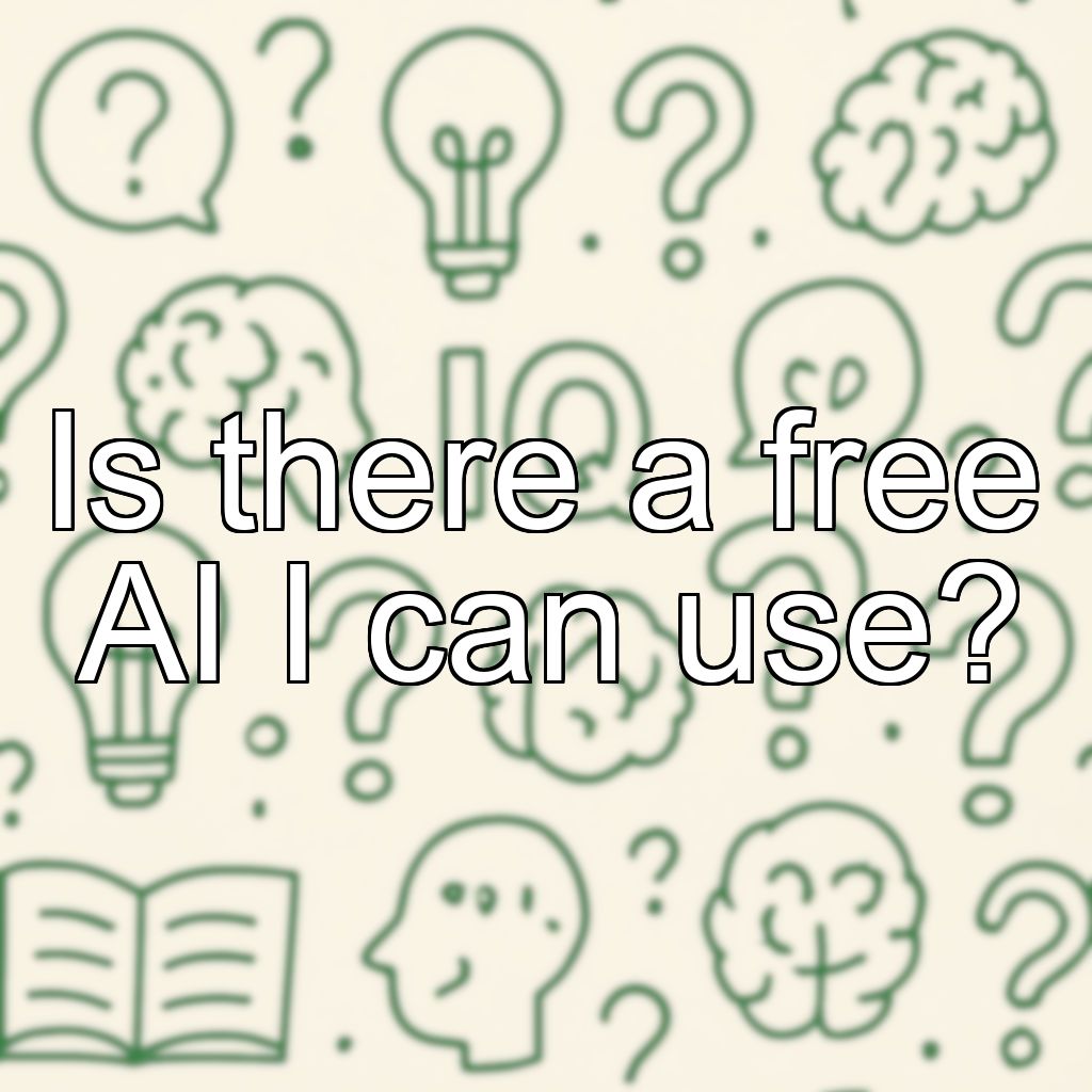 Is there a free AI I can use?